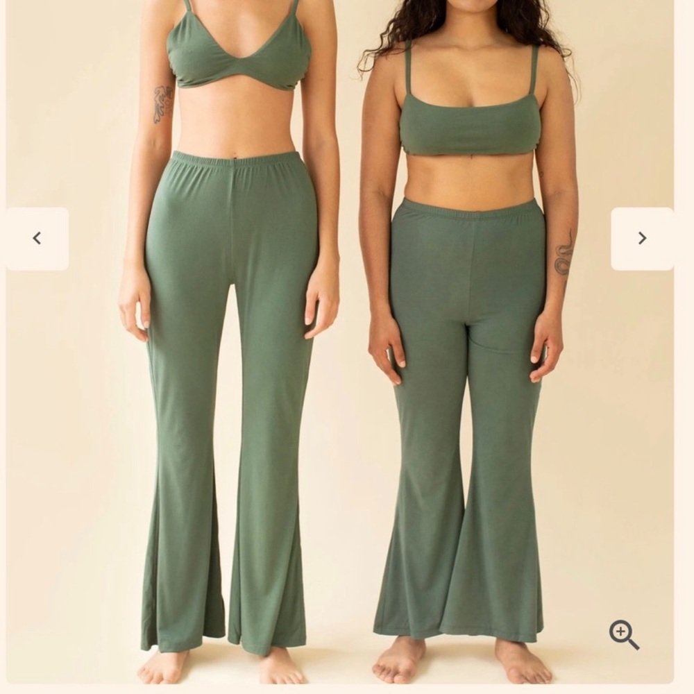 Hara the label Frankie flares XL in green